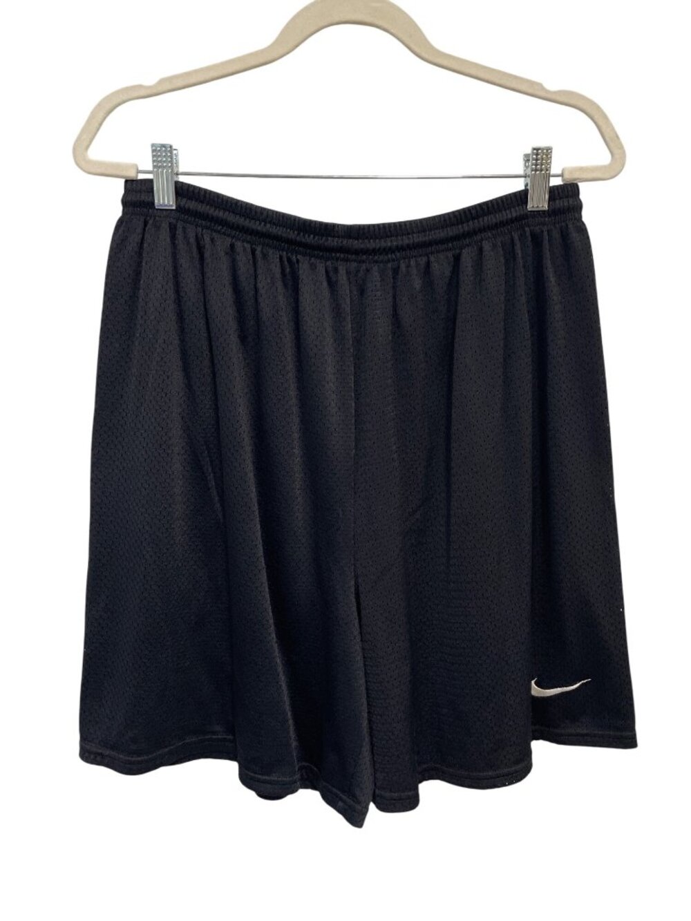 Nike Mesh Athletic Shorts XL Pull On Elastic Waist Comfortable Black Performance